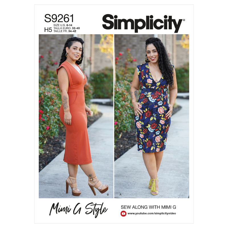 S9261 MISSES' DRESSES Simplicity Sewing Pattern 9261