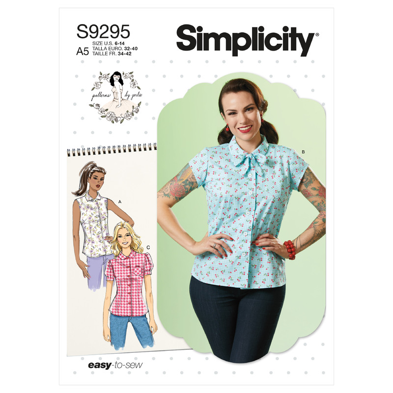 S9295 MISSES' TOP Simplicity Sewing Pattern 9295