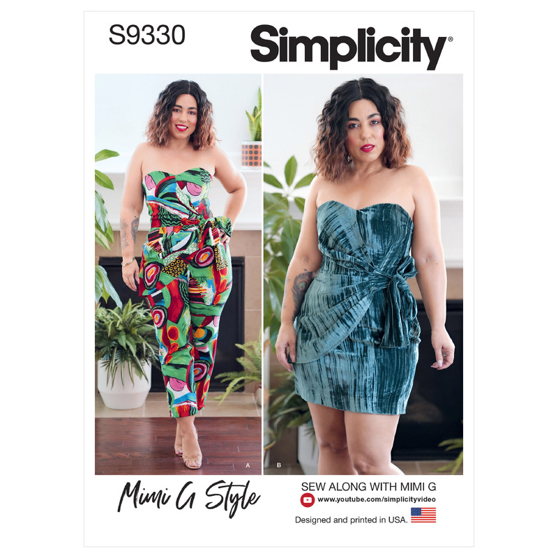 S9330 MISS JMPST & DRESS Simplicity Sewing Pattern 9330