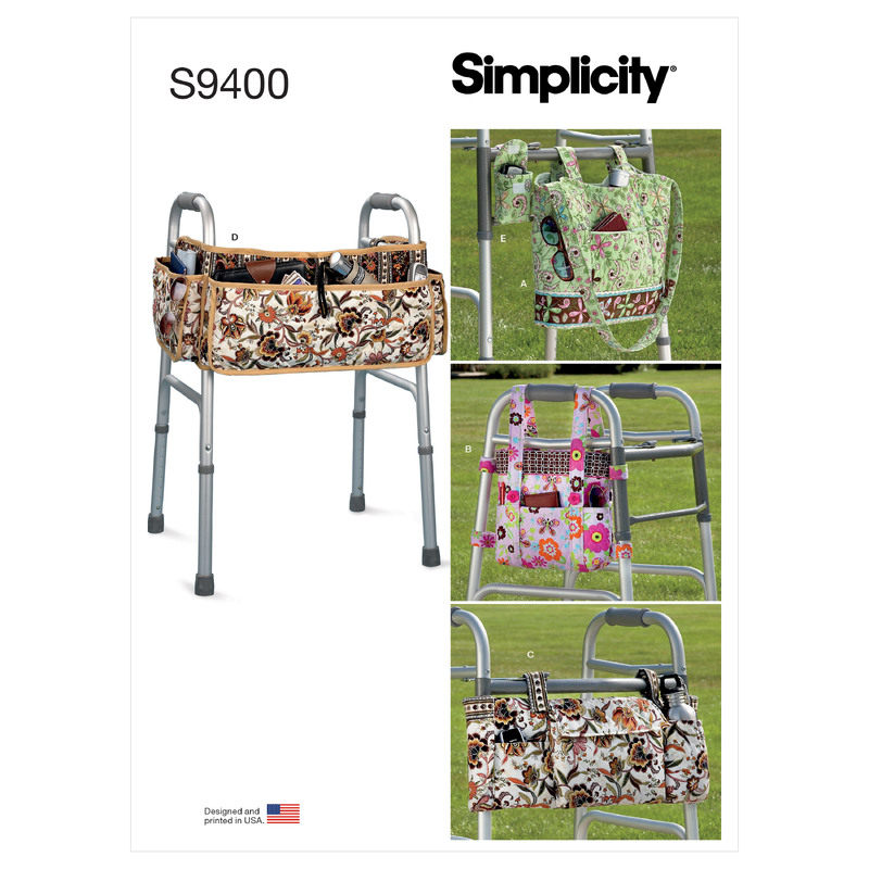 S9400 WALKER ACCESSORIES Simplicity Sewing Pattern 9400