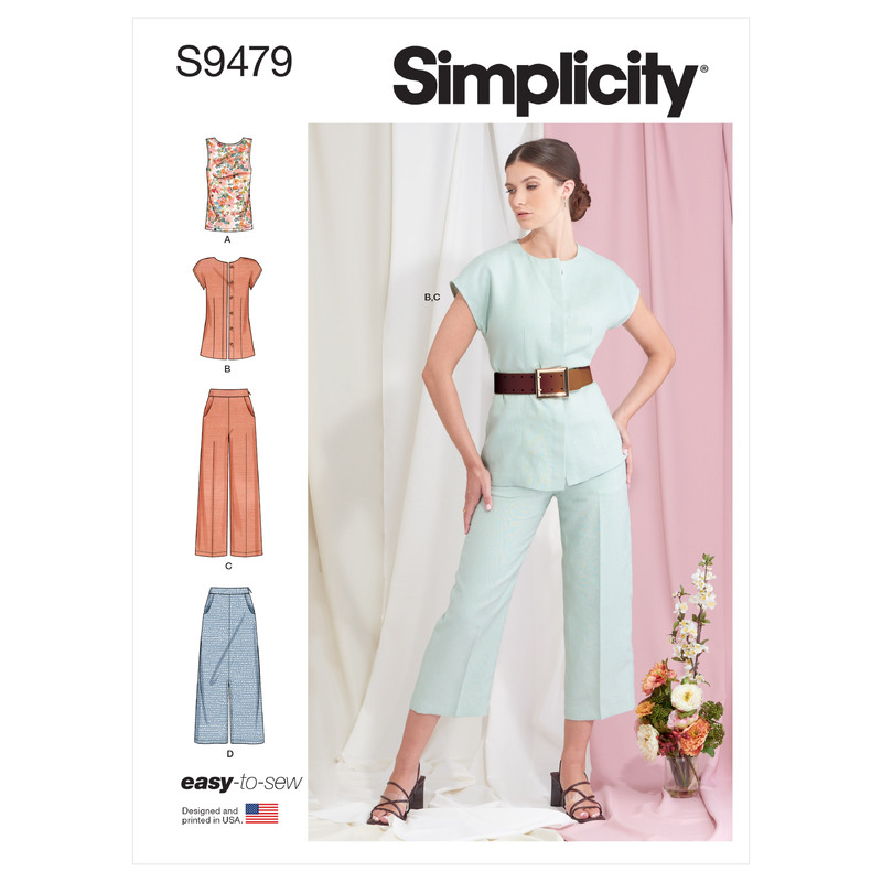 S9479 MISSES' SPORTSWEAR Simplicity Sewing Pattern 9479