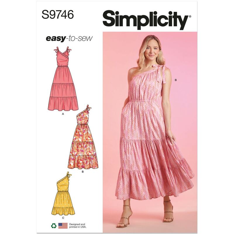 Simplicity Sewing Pattern S9746U5 Misses' Dresses Sizes 16-24