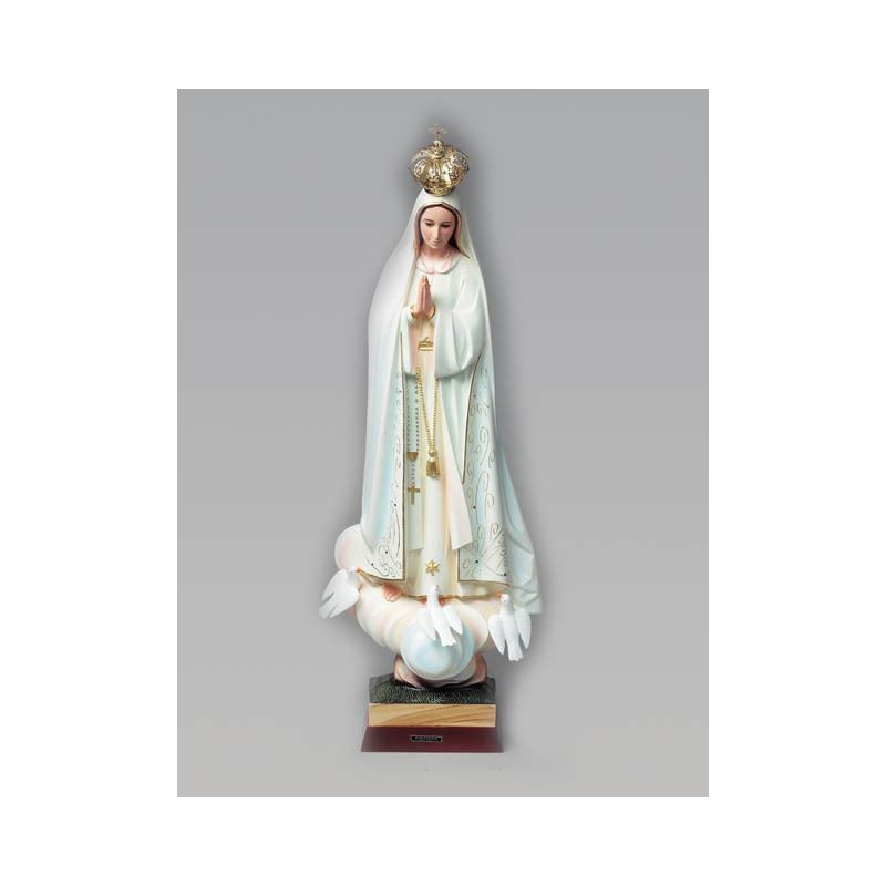 OUR LADY OF FATIMA Plastic Statue, 390mm High STP3909