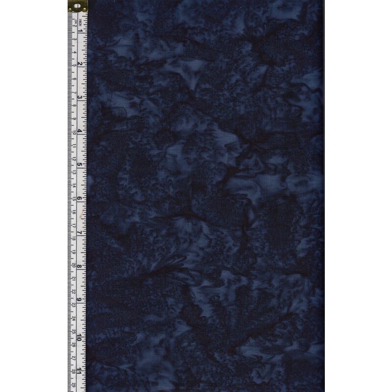 Batik Australia Tonal Batiks INDIGO, Hand Made, 110cm Wide Tone on Tone 35cm REMNANT