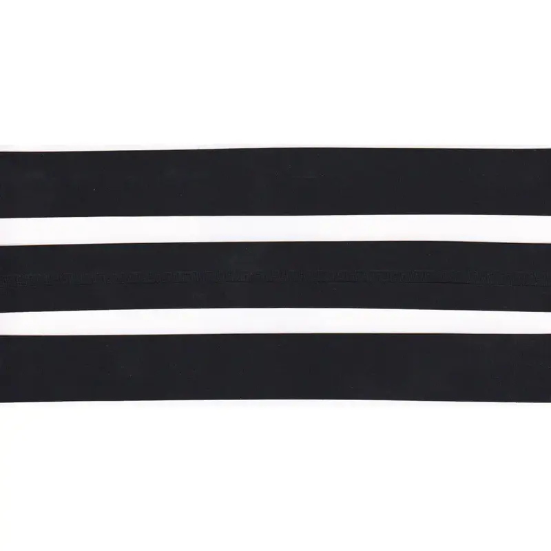 BLACK 20mm Satin Bias Binding, Single Folded, Sold by the Metre