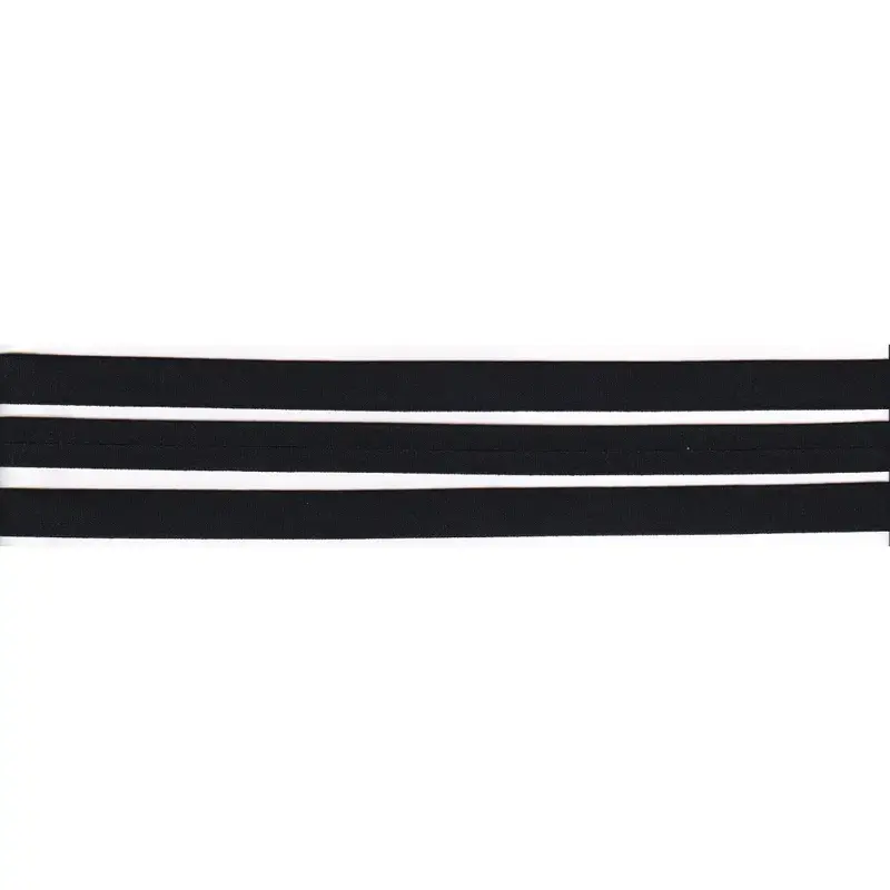 BLACK 12mm Cotton Bias Binding Single Folded, by the Metre