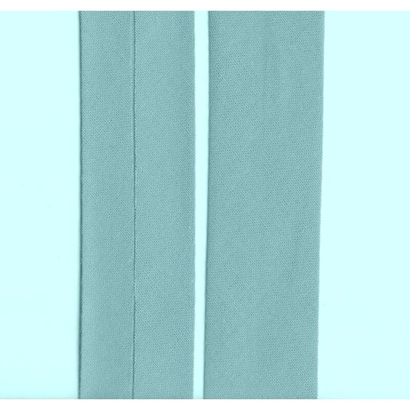 LIGHT SAGE 12mm 100% Cotton Bias Binding Single Folded x 10 Metres