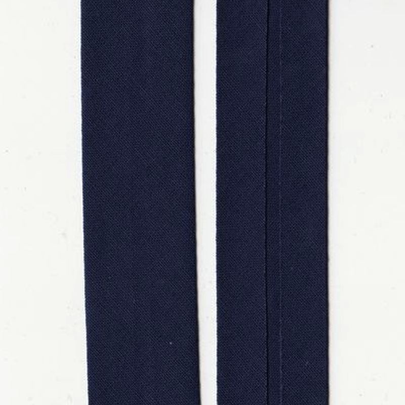 NAVY BLUE 12mm Cotton Bias Binding Single Folded x 5 Metres