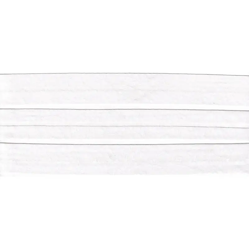 FLUTTER WHITE 25mm Cotton Bias Binding Single Folded By The Metre