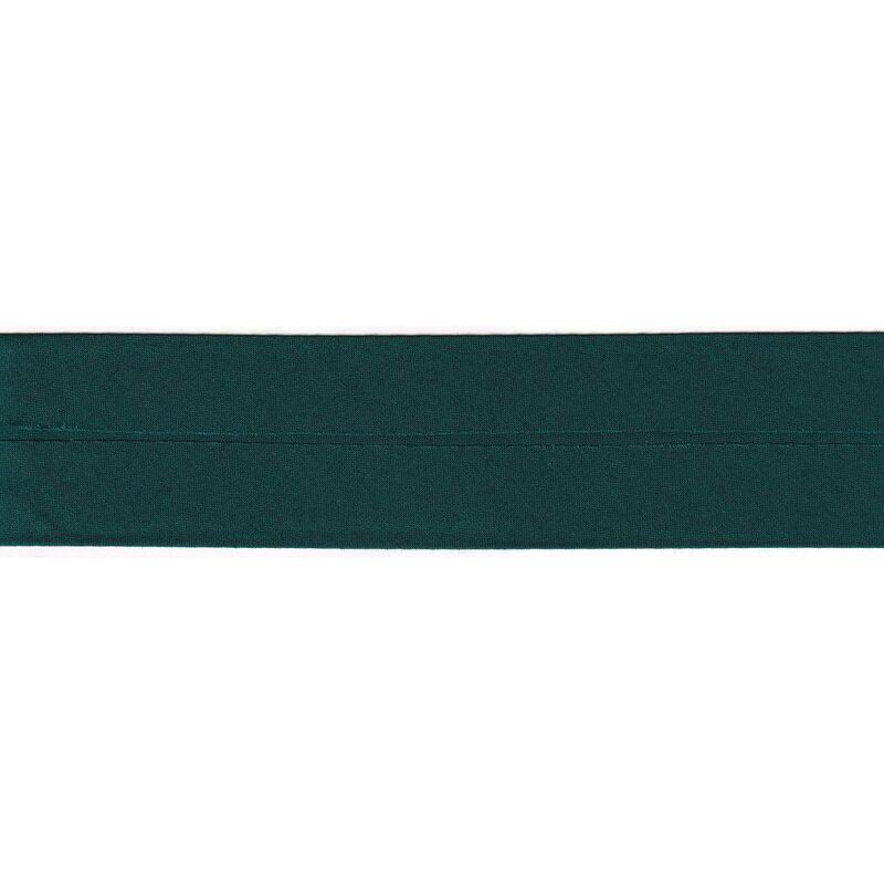 BOTTLE GREEN Cotton Bias Binding, 50mm wide Single Folded By The Metre