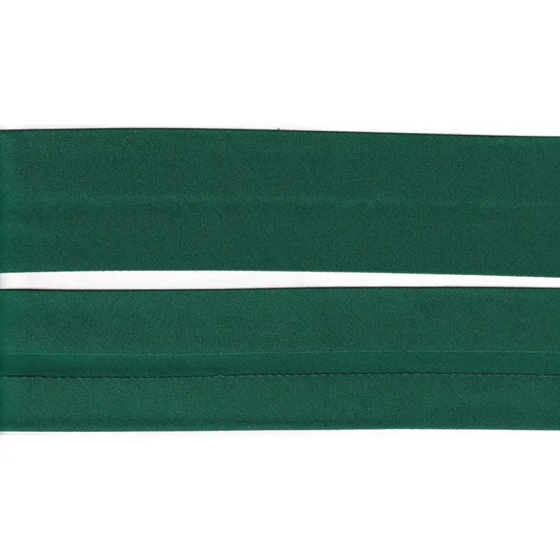 DARK GREEN 50mm Cotton Bias Binding Single Folded, By The Metre