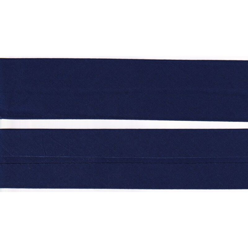 NAVY 50mm Cotton Bias Binding Single Folded, By The Metre