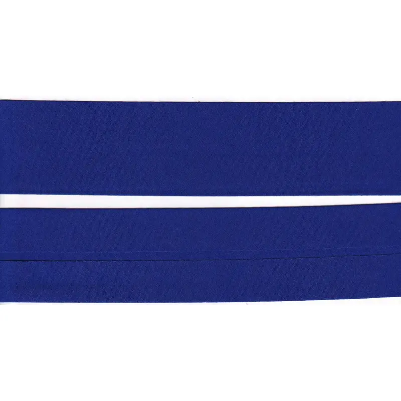 ROYAL BLUE 50mm Cotton Bias Binding Single Folded, By The Metre