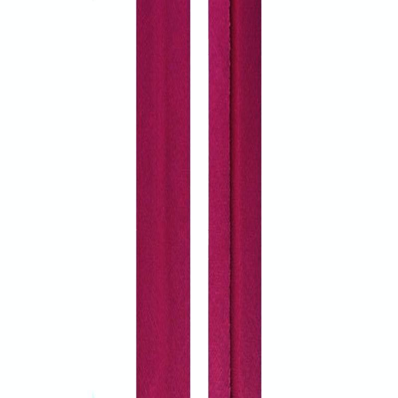 FUCHSIA 6mm Cotton Bias Binding Single Folded x 10 Metres