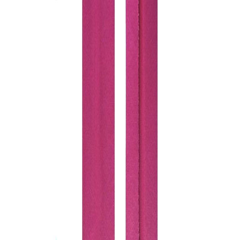 HOT PINK 6mm Cotton Bias Binding Single Folded x 5 Metres