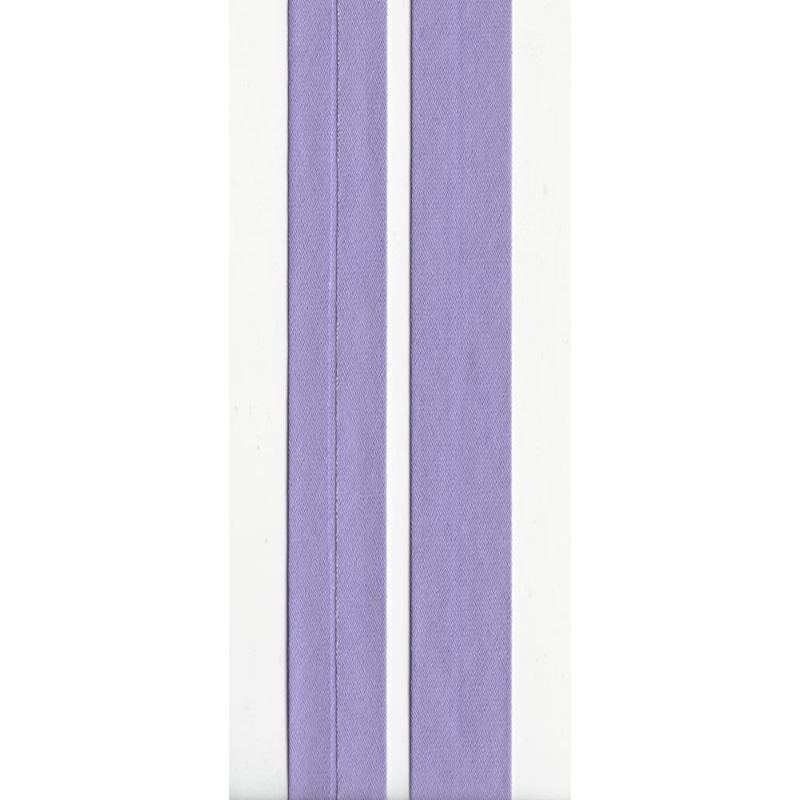 LILAC 6mm Cotton Bias Binding Single Folded x 10 Metres