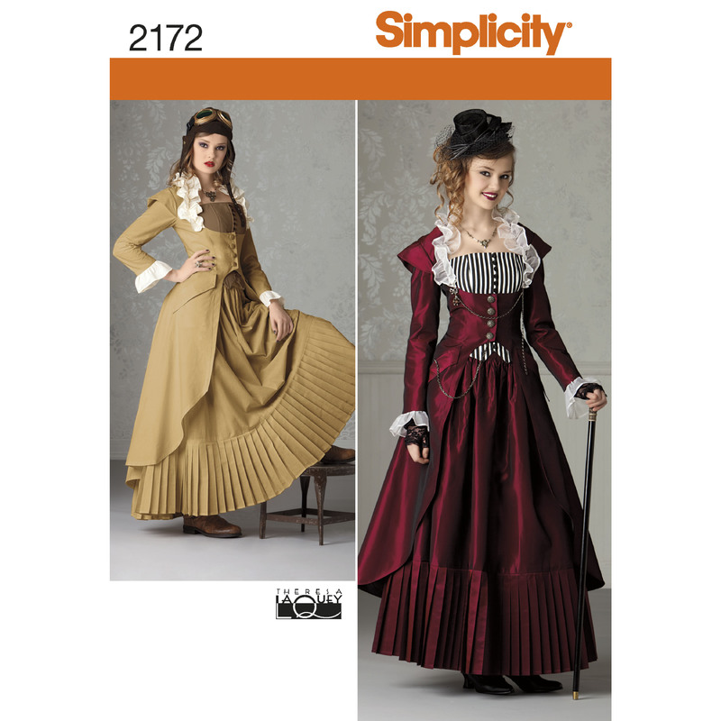 Women's Costume Simplicity Sewing Pattern 2172