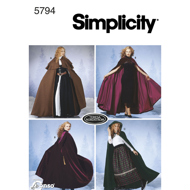 Women's Costumes Simplicity Sewing Pattern 5794