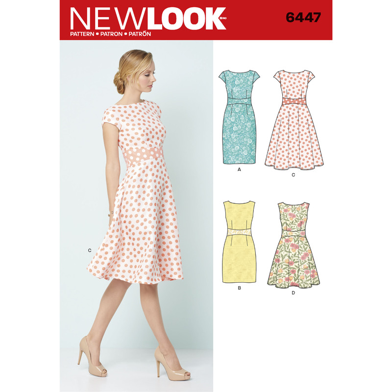 New Look Sewing Pattern 6447 Misses' Dresses