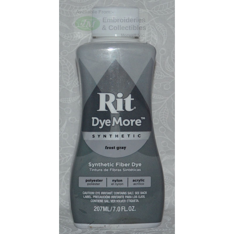 Rit DyeMore Liquid Dye, 3 Frost Grey And 1 Graphite Fiber Dye 7 FL OZ