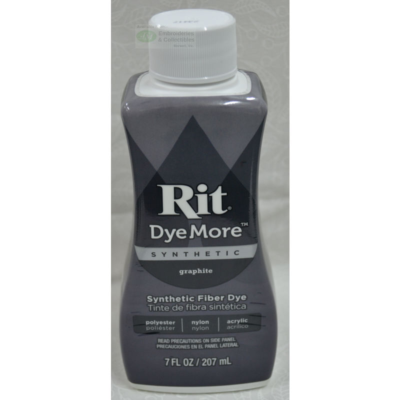 RIT Liquid DyeMore, Synthetic Fabrics, Dye More, 207ml, Select Colour /  Quantity
