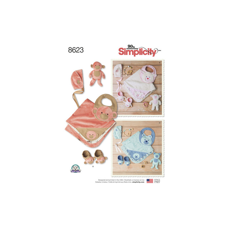 Pattern 8623 Baby Accessories Simplicity Sewing Pattern 8623