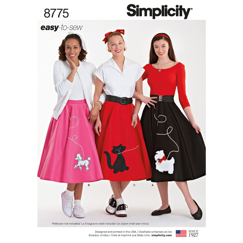 Pattern 8775 Women's Costumes Simplicity Sewing Pattern 8775