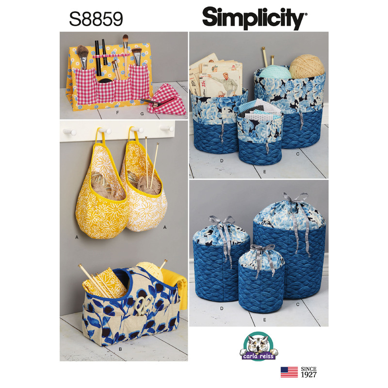 Organizers, Various, Simplicity Sewing Pattern 8859