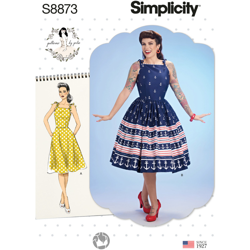 Misses' Gertie Dress Sizes 4-12 Simplicity Sewing Pattern 8873