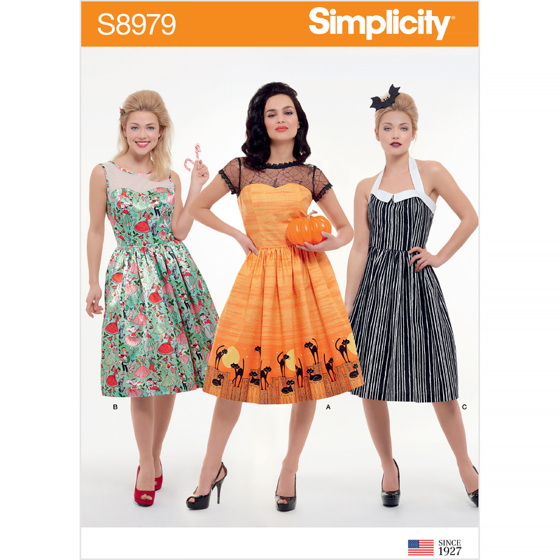 Misses' Classic Halloween Costume Sizes 16-24, Simplicity Sewing Pattern 8979