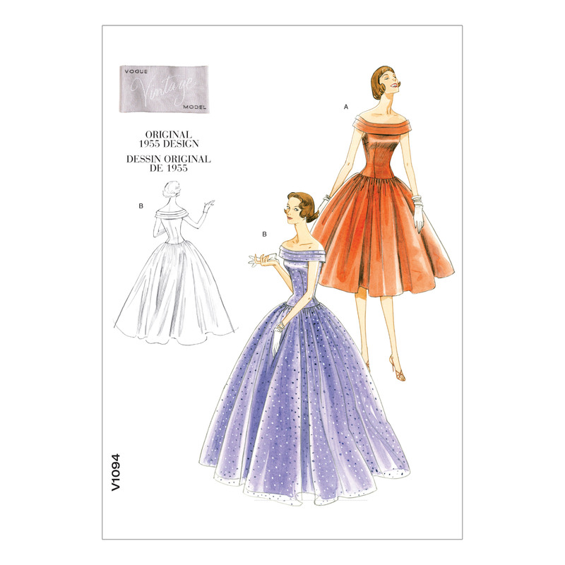 Vogue Sewing Pattern - Misses' Dress 1094AA