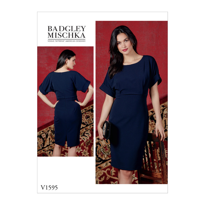 Vogue Sewing Pattern Misses' Dress 1595 A5 (Sizes 6-14)