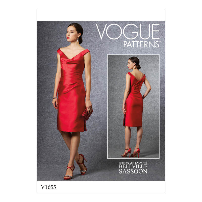 Vogue Sewing Pattern Misses' Special Occasion Dress 1655 A5 (Sizes 6-14)