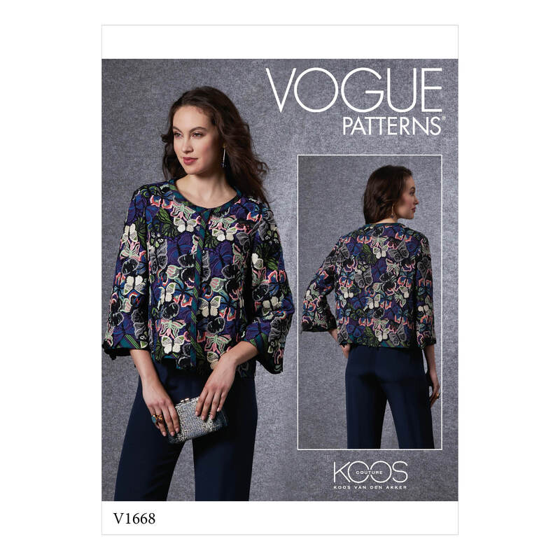 Vogue Sewing Pattern Misses Jacket 1668A