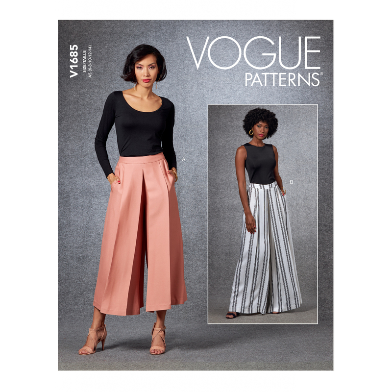 Vogue Sewing Pattern Misses' Pants 1685 A5 (Sizes 6-14)