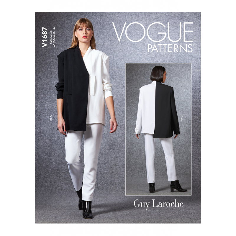 Vogue Sewing Pattern Misses' Jacket & Pants 1687 A5 (Sizes 6-14)