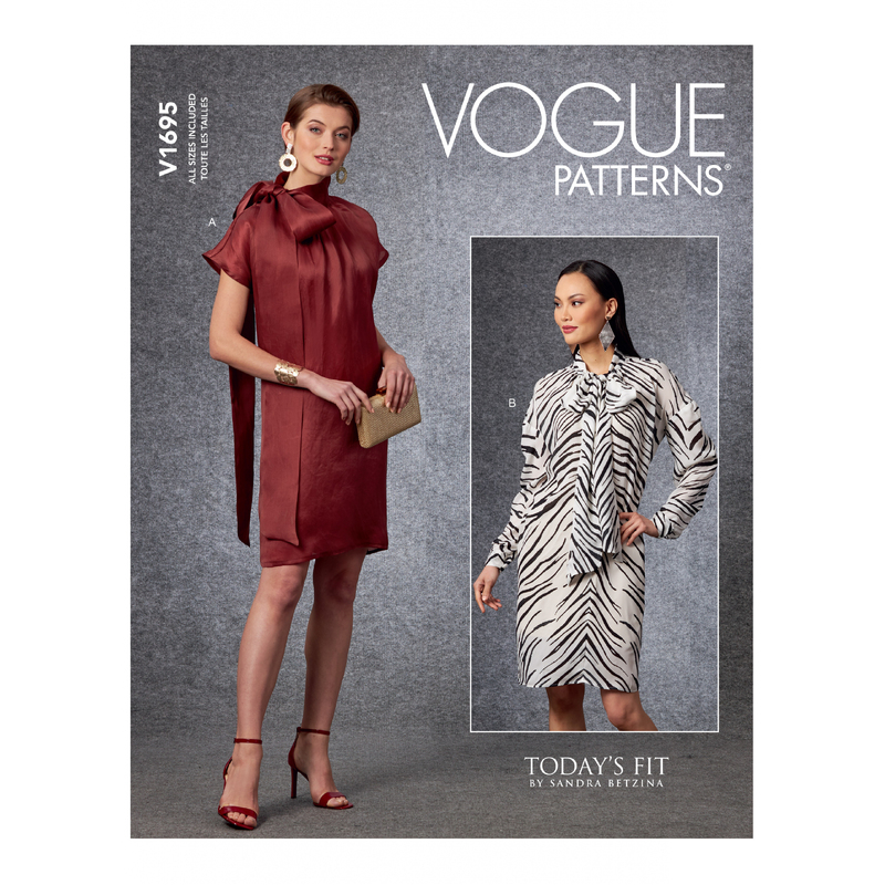 Vogue Sewing Pattern Misses' Dress 1695A