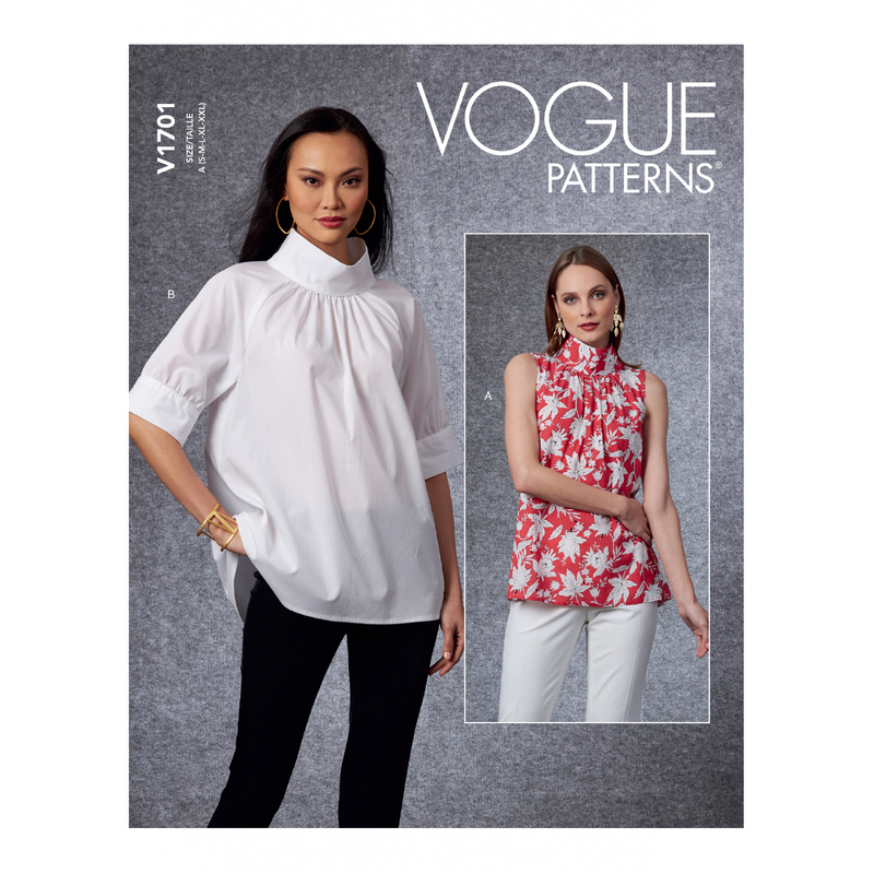 Vogue Sewing Pattern Misses' Top 1701A