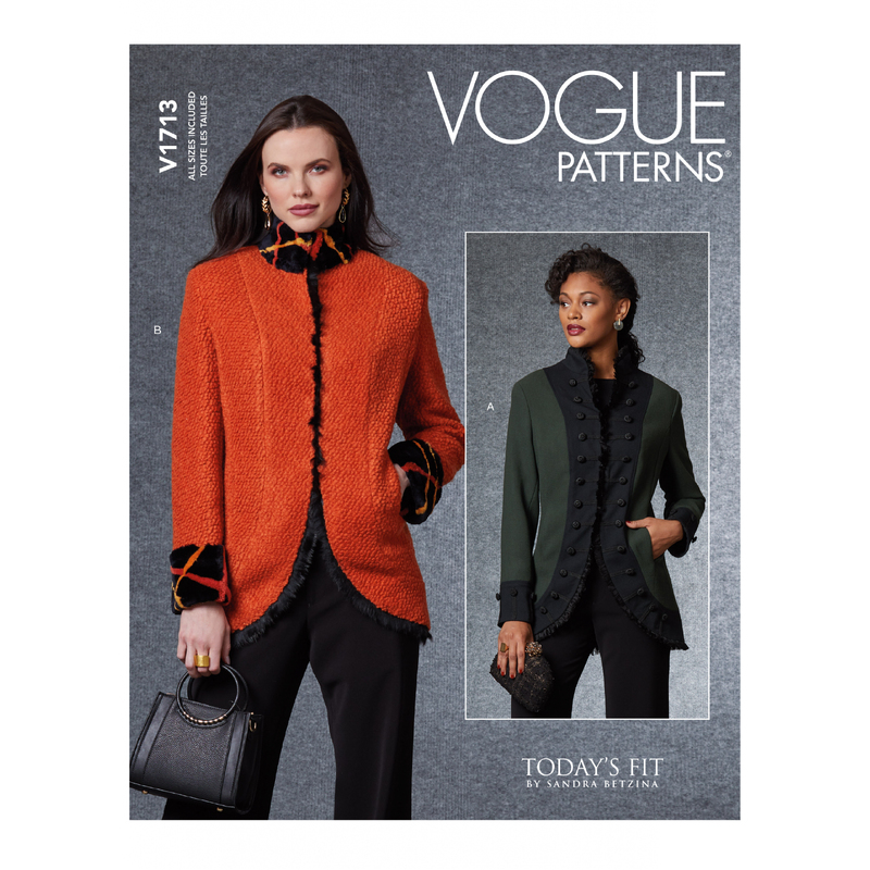 Vogue Sewing Pattern Misses' Jacket 1713A