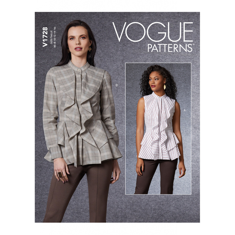 Vogue Sewing Pattern - Misses' Top 1728B5