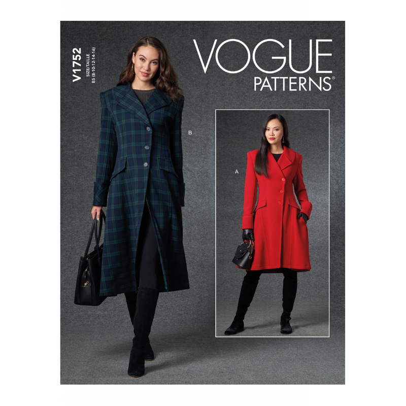 Vogue Sewing Pattern - Misses' Coat 1752B5