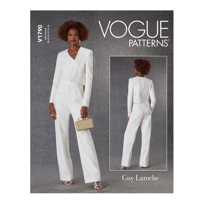 Vogue Sewing Pattern - Misses' Jumpsuit Guy Laroche 1790B5