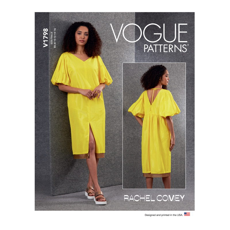 Vogue Sewing Pattern - Misses' Dress 1798F5