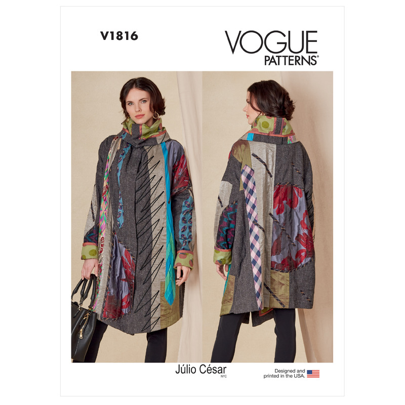 Vogue Sewing Pattern Misses' Reversible Coat 1816A