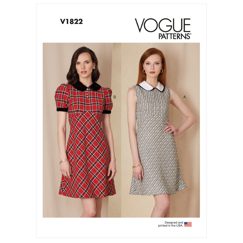 Vogue Sewing Pattern - Misses' Dress 1822B5