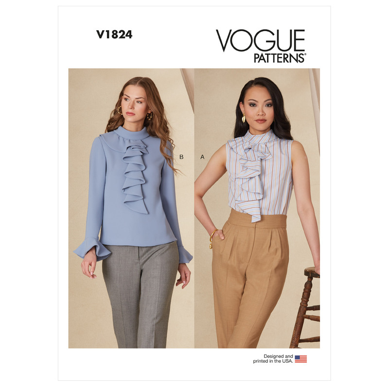 Vogue Sewing Pattern - Misses' and Misses' Petite Top 1824F5