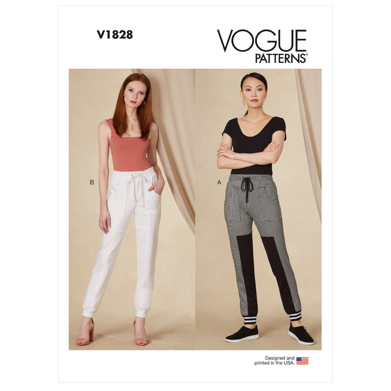 Vogue Sewing Pattern Misses' and Misses' Petite Track Pants 1828A