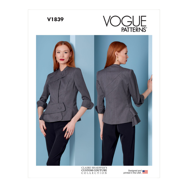 Vogue Sewing Pattern - Misses' Jacket 1839B5