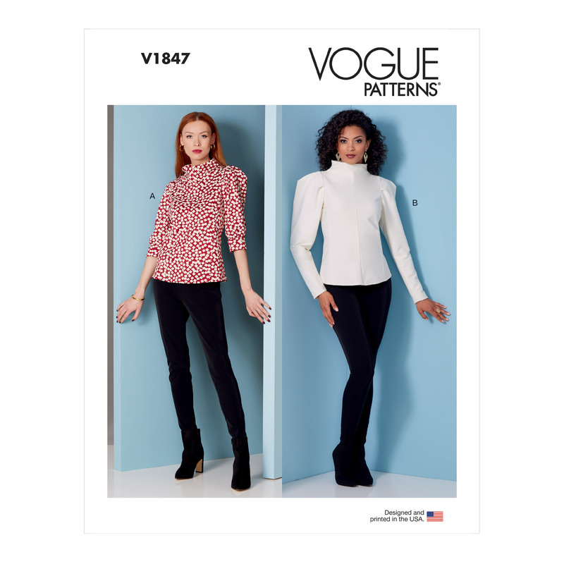 Vogue Sewing Pattern - Misses' and Misses' Petite Top 1847F5