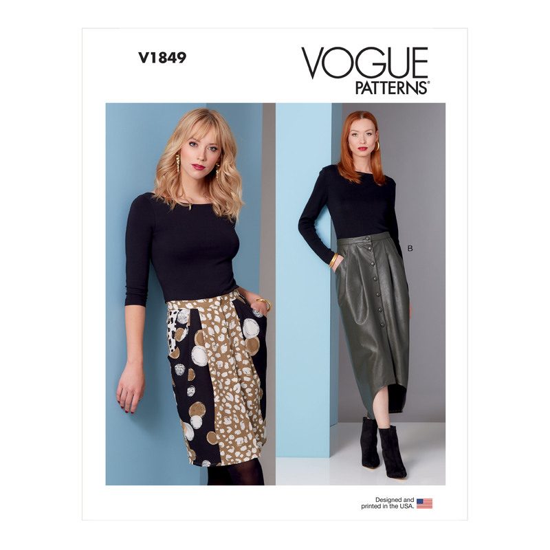 Vogue Sewing Pattern - Misses' Skirt 1849B5